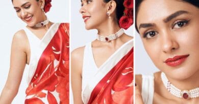 Mrunal Thakur in Saree