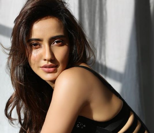 Actress Neha Sharma in a photoshoot portrait