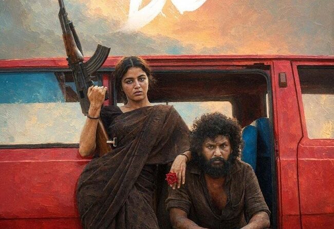 Official poster of the Tamil action-drama DC, starring Lokesh Kanagaraj and Wamiqa Gabbi, now streaming on SonyLIV